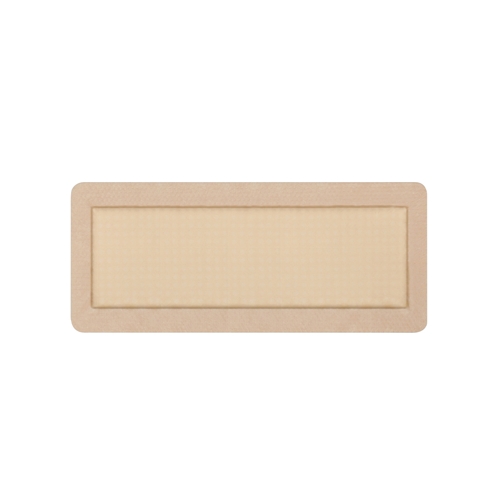 30 x 10 cm langer, rechteckiger Schaumstoffverband mit Silikonrand