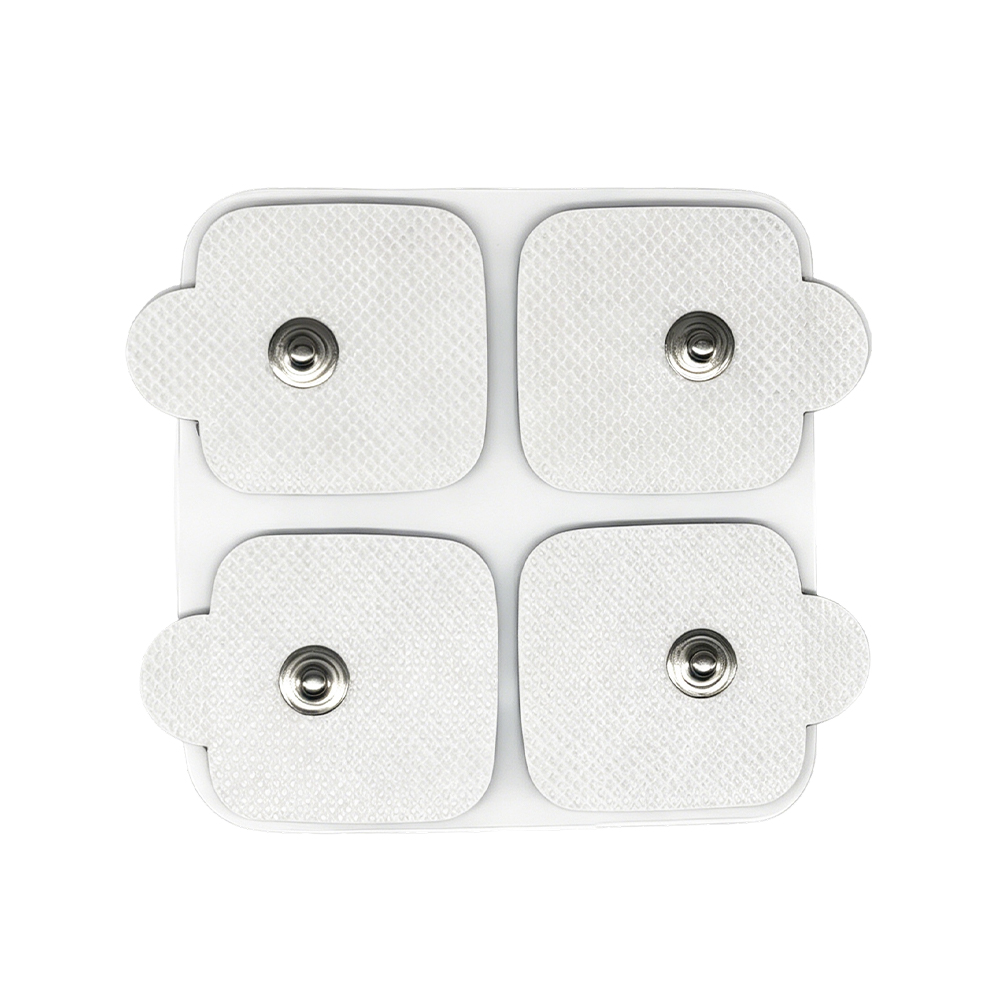 Quadratische TENS/EMS-Elektrodenpads mit Zuglaschen