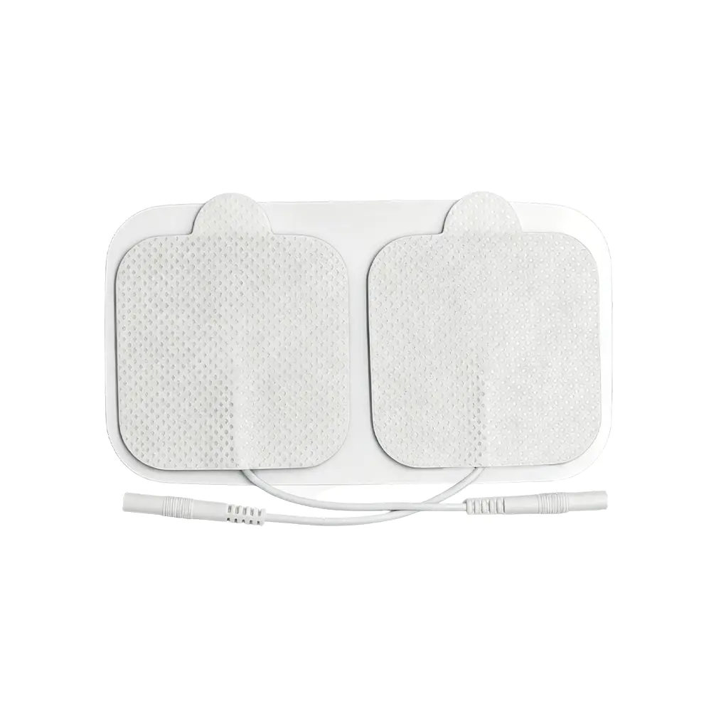 Quadratische TENS/EMS-Elektrodenpads mit Zuglasche