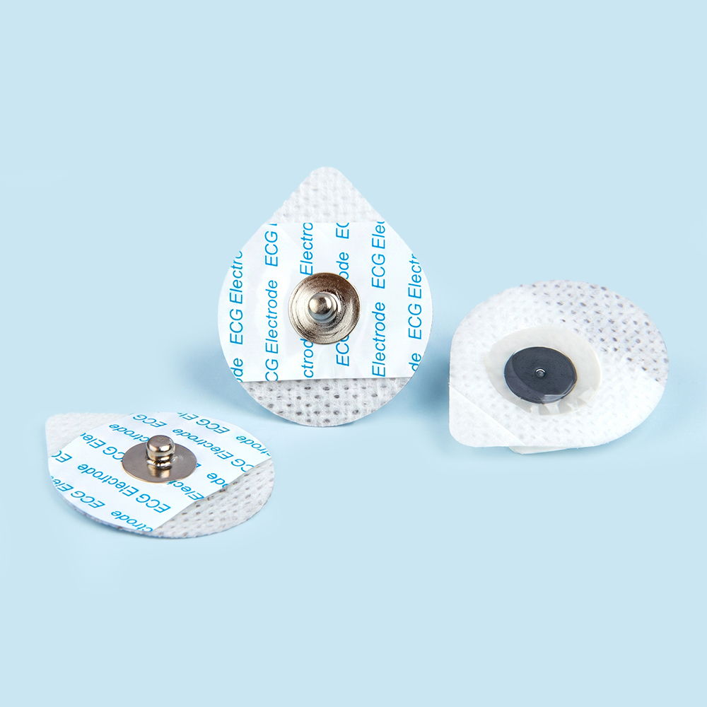 26*42mm Einweg-EKG-Elektroden aus Vliesstoff in Tropfenform
