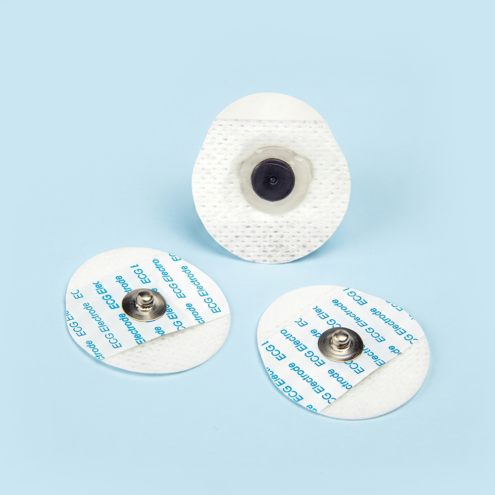 36*40mm Einweg-EKG-Elektrode aus Vliesstoff in Tropfenform
