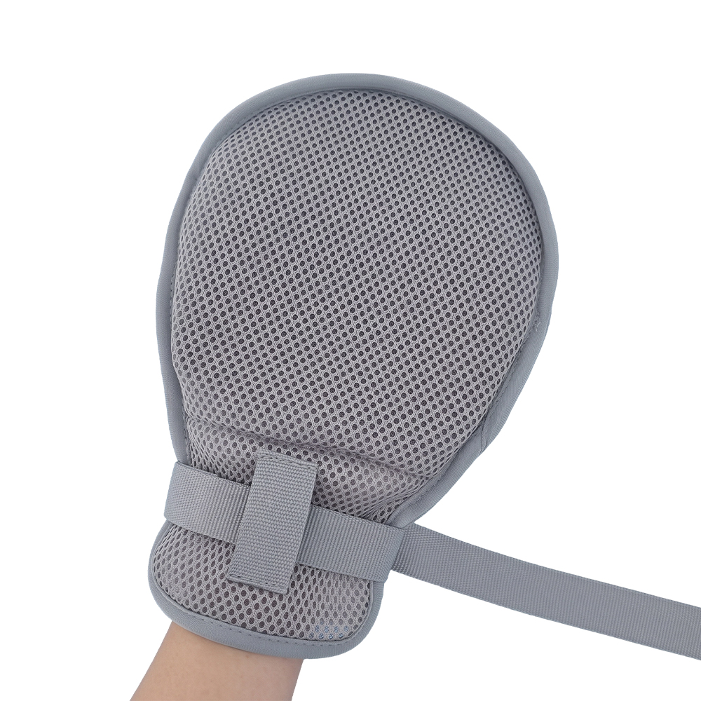 Atmungsaktive Mesh-Patientenrückhaltehandschuhe mit verstellbarem Handgelenkband